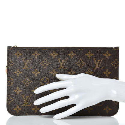 Louis Vuitton Monogram Neverfull MM GM Pochette 2 of 9
