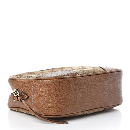 Gucci Monogram Mini Bree Messenger Bag Beige Tabacco 4 of 16