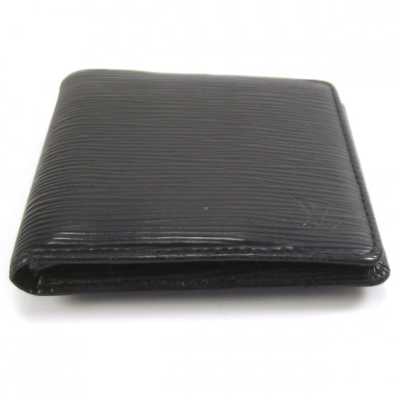 Louis Vuitton Epi Billfold Wallet 6 Cards Slots Bills Black 4 of 8