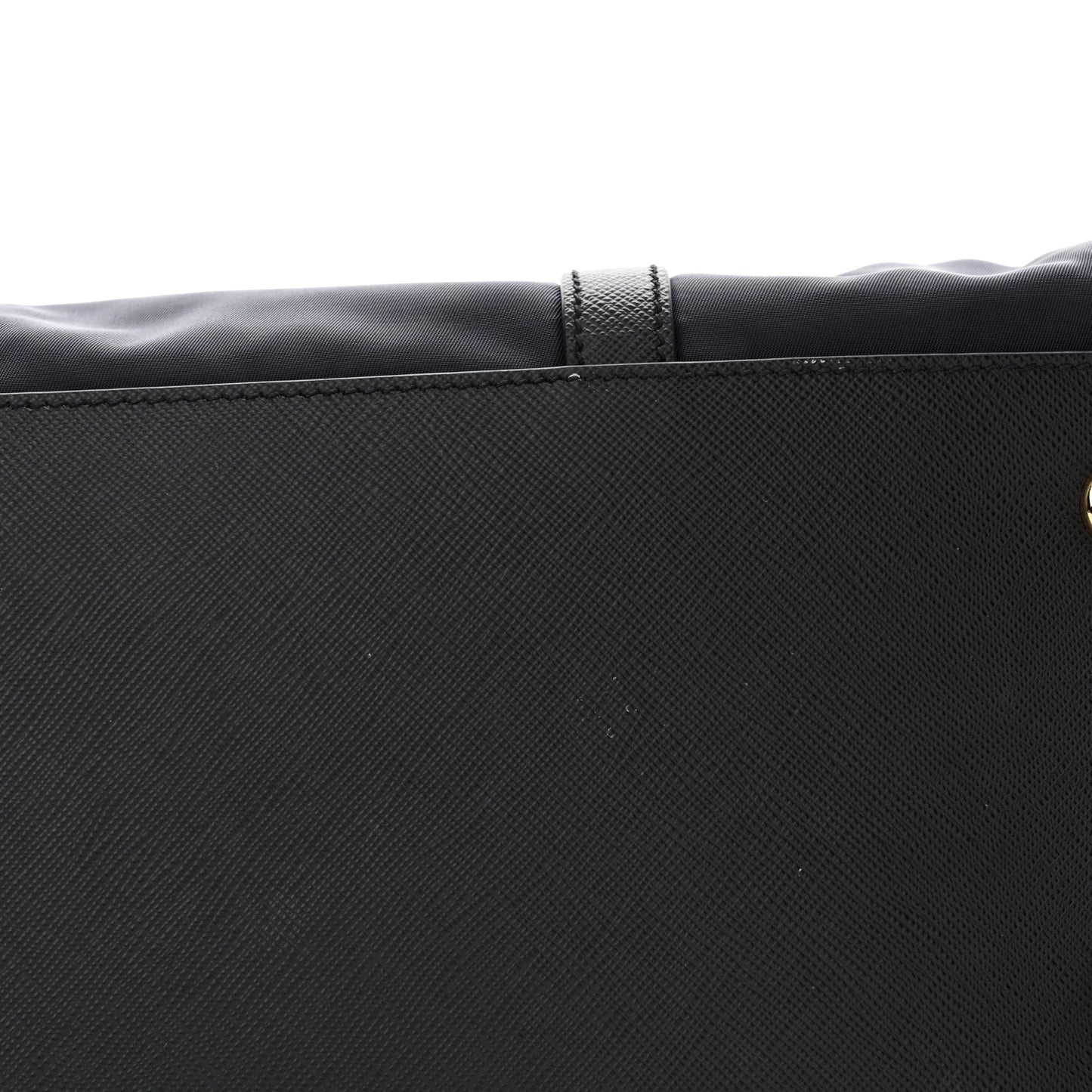 Re-Nylon Saffiano Medium Re-Edition 1978 Top Handle Bag Bleu