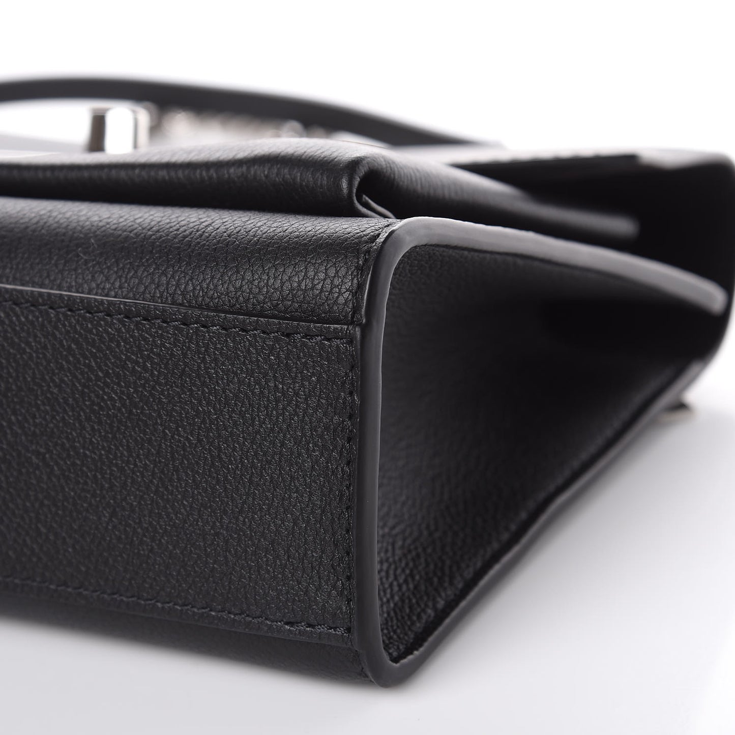 Soft Calfskin My Lockme Chain Bag BB Black