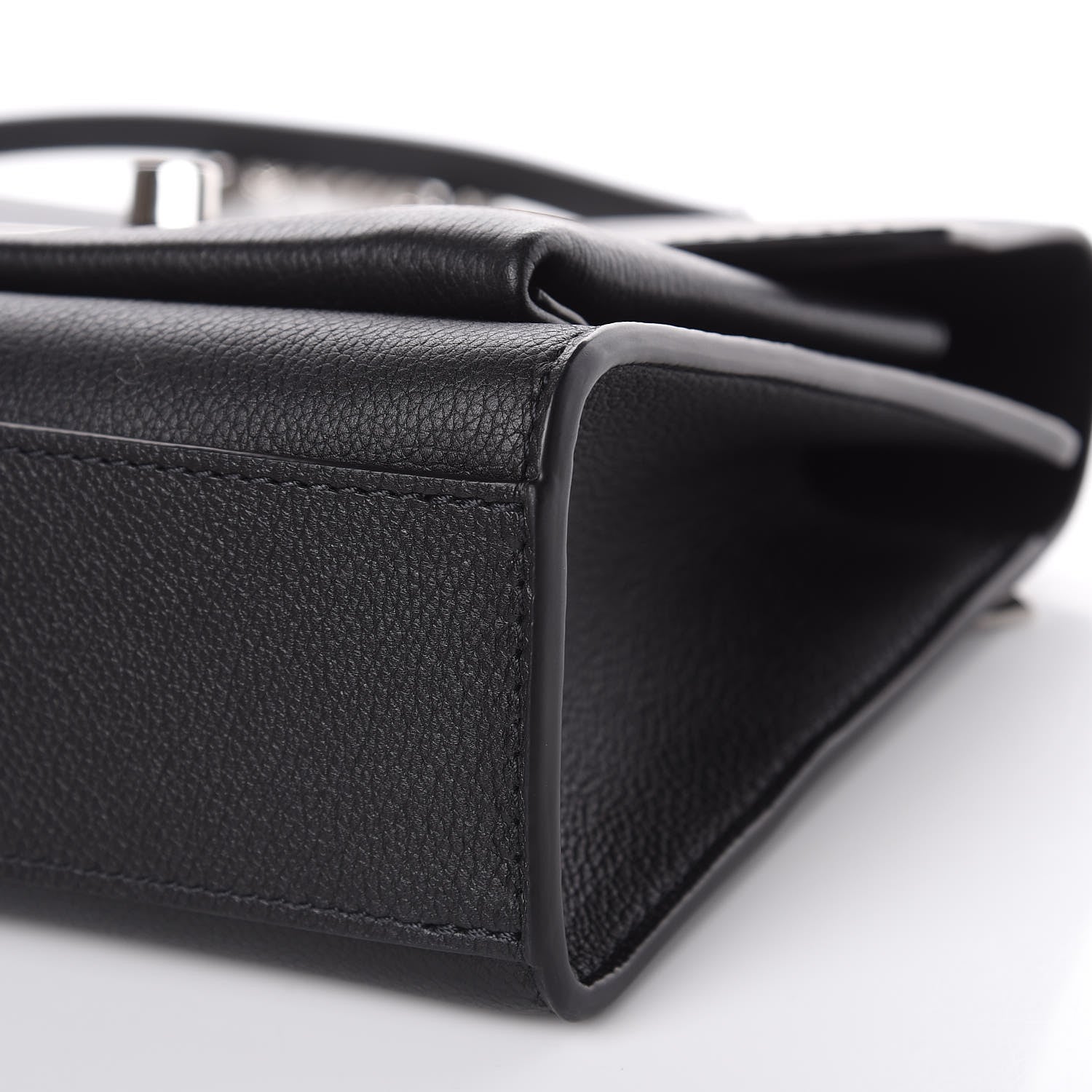 Louis Vuitton Soft Calfskin My Lockme Chain Bag BB Black 8 of 9