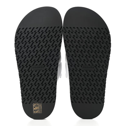 Hermes Nappa Womens Extra Sandals 37 White 5 of 8