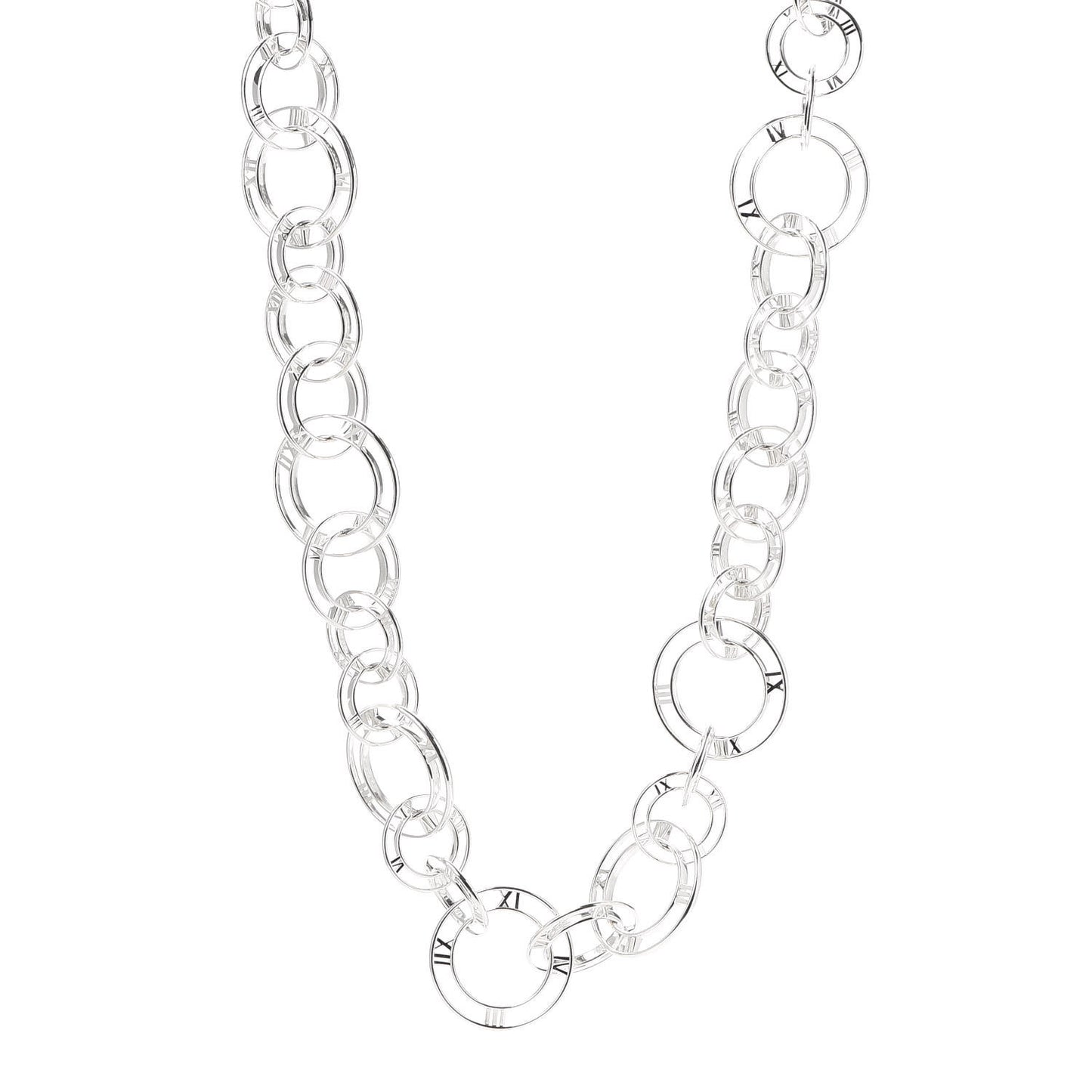 Sterling Silver Atlas Link Necklace