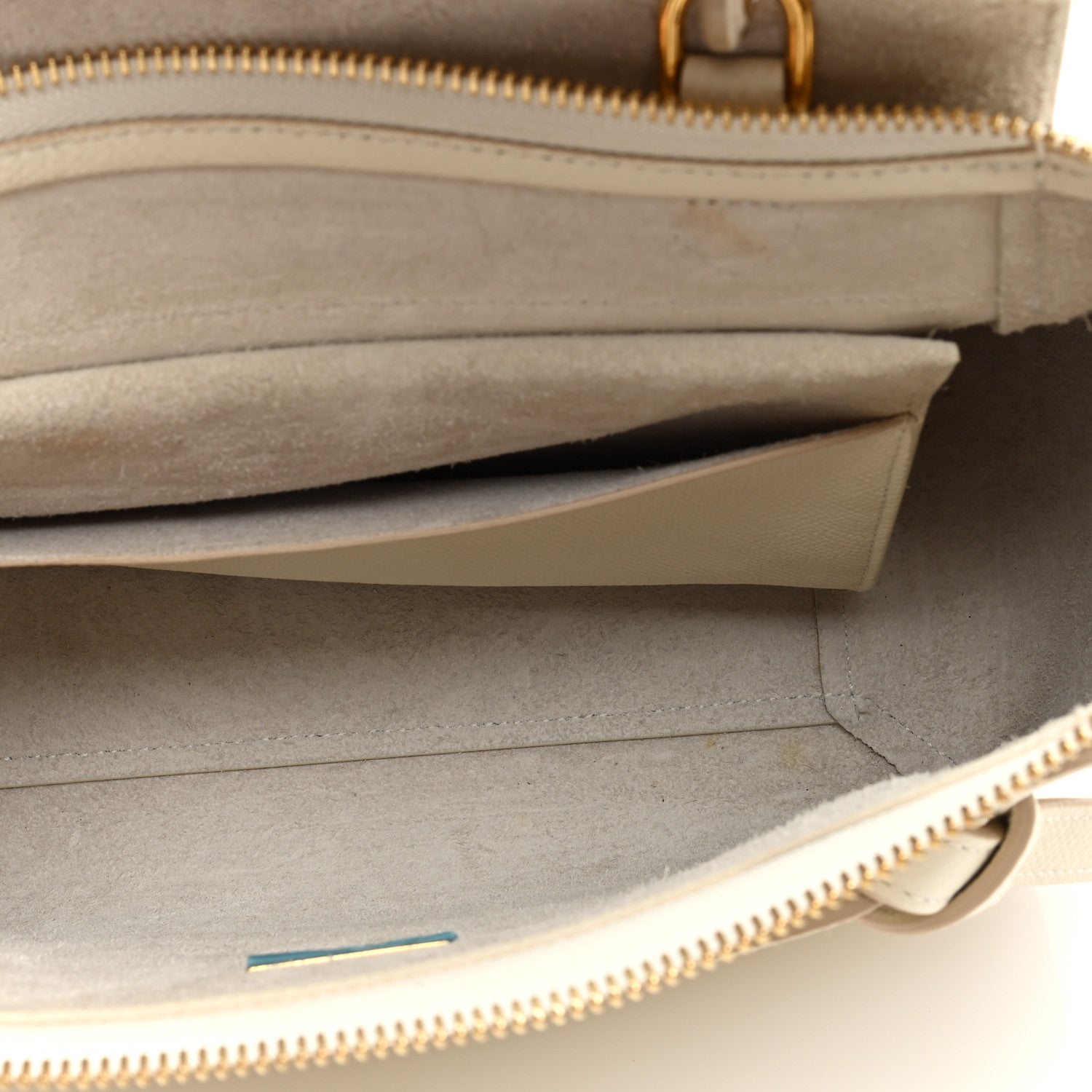 Celine Grained Calfskin Micro Belt Bag Linen 5 of 12