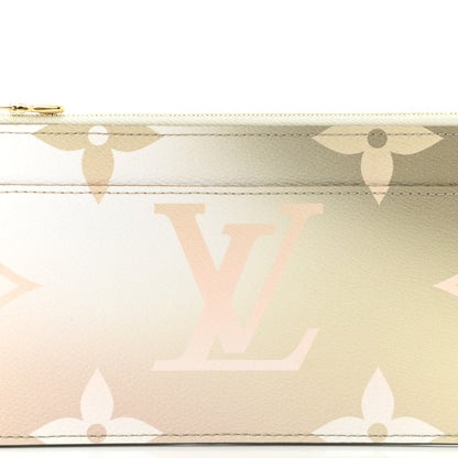 Louis Vuitton Monogram Giant Spring In The City Slim Purse Sunset Kaki 7 of 9