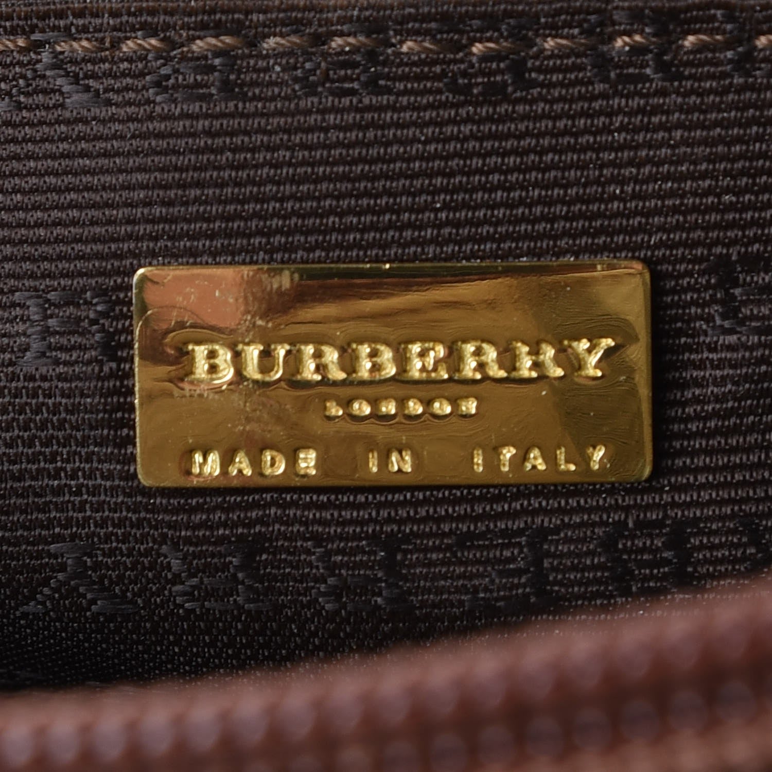 Burberry Haymarket Check Small Tote 10 of 10