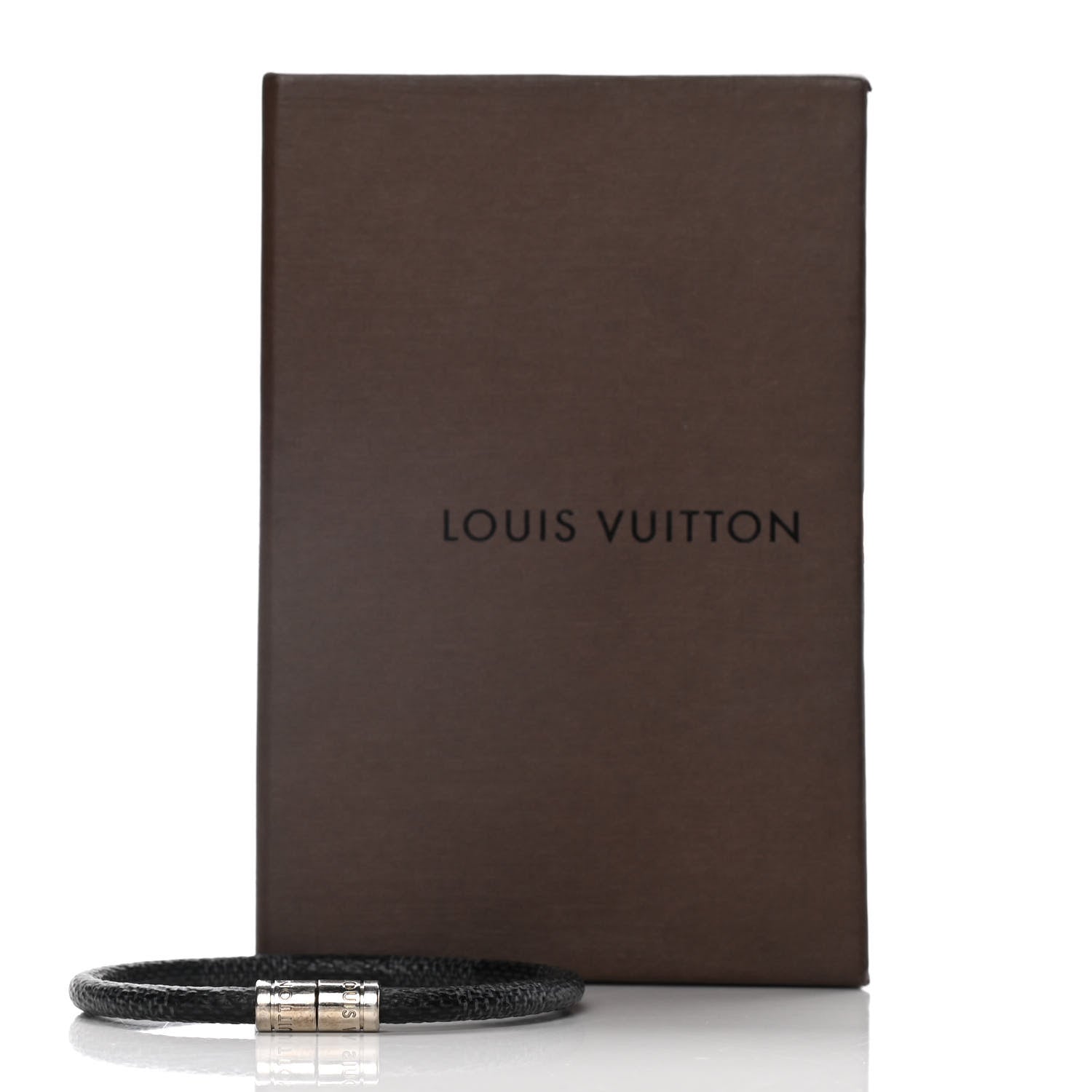 Louis Vuitton Damier Graphite Keep It Bracelet 21 5 of 5