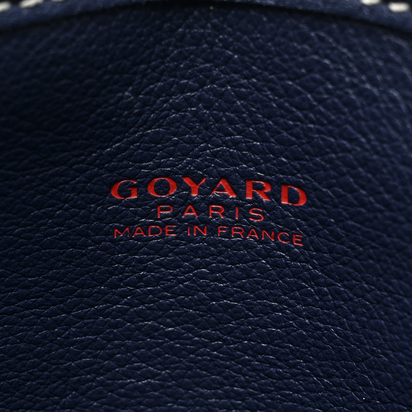 Goyardine Reversible Mini Anjou Navy