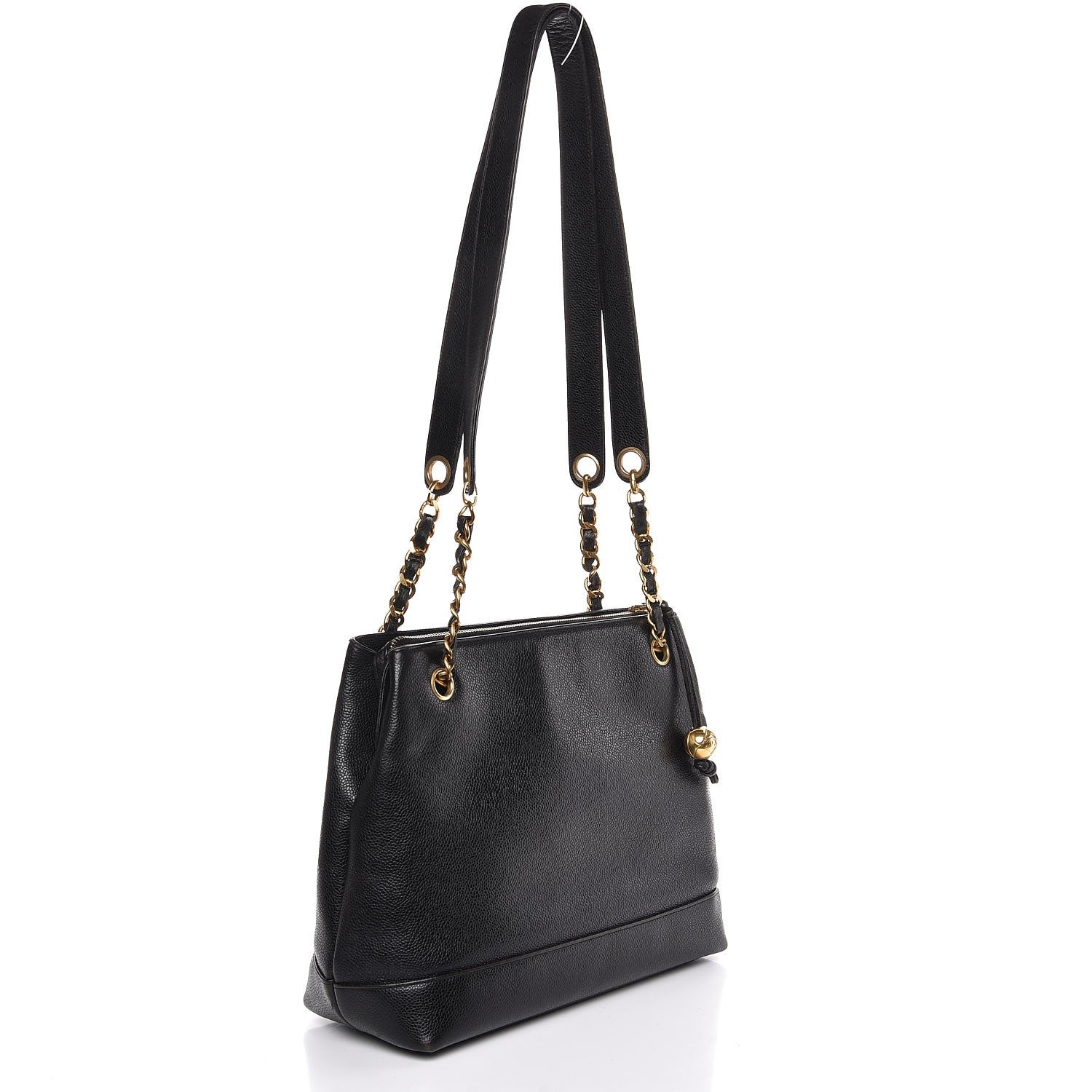 Chanel Caviar CC Shoulder Bag Black 3 of 8