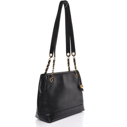 Chanel Caviar CC Shoulder Bag Black 3 of 8