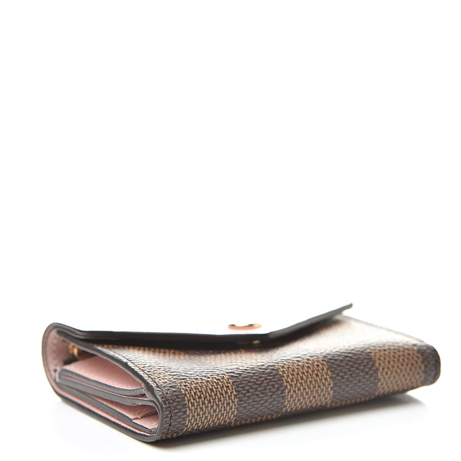 Louis Vuitton Damier Ebene Zoe Wallet Rose Ballerine 4 of 8