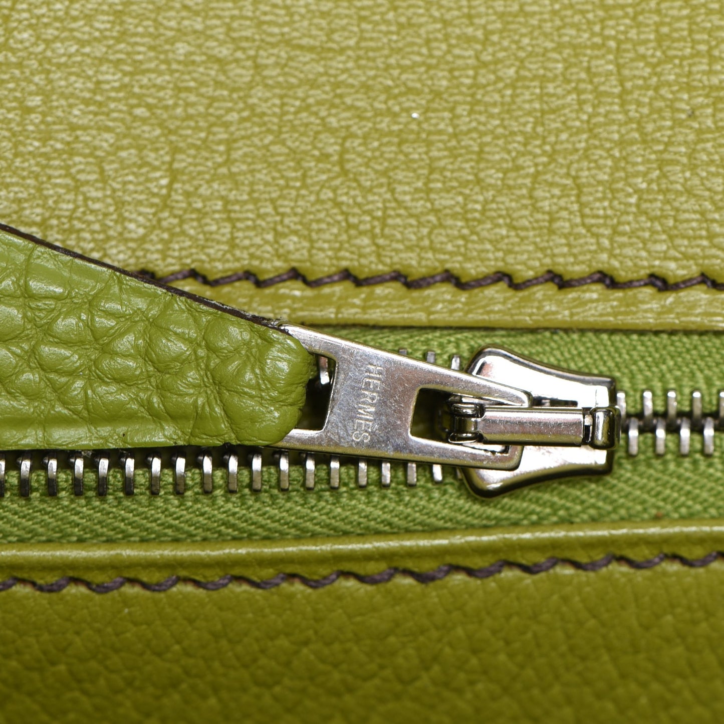 Togo Birkin 35 Vert Anis