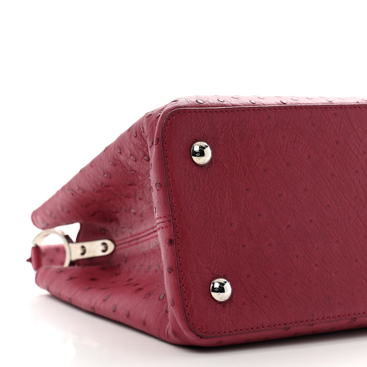 Ostrich Capucines MM Fuchsia