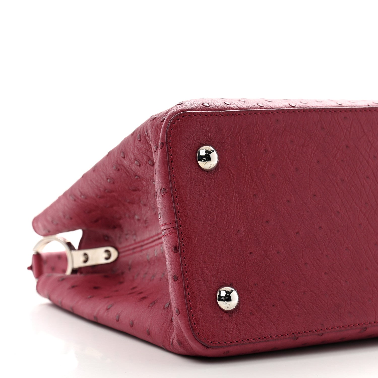 Louis Vuitton Ostrich Capucines MM Fuchsia 8 of 11