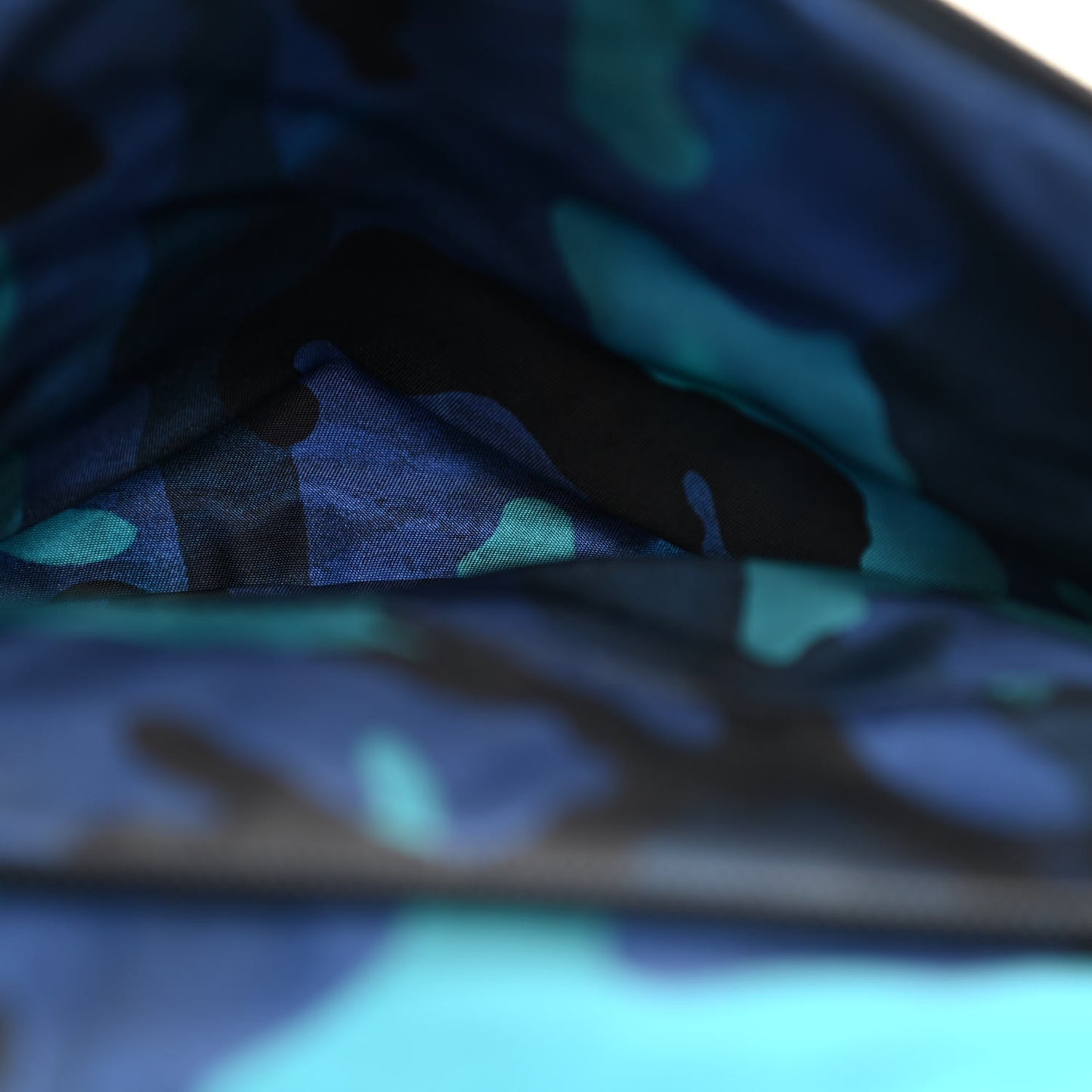 Tessuto Nylon Camouflage Messenger Bag Royal