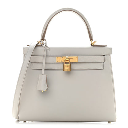 Hermes Evercolor Kelly Retourne 28 Gris Perle 1 of 10
