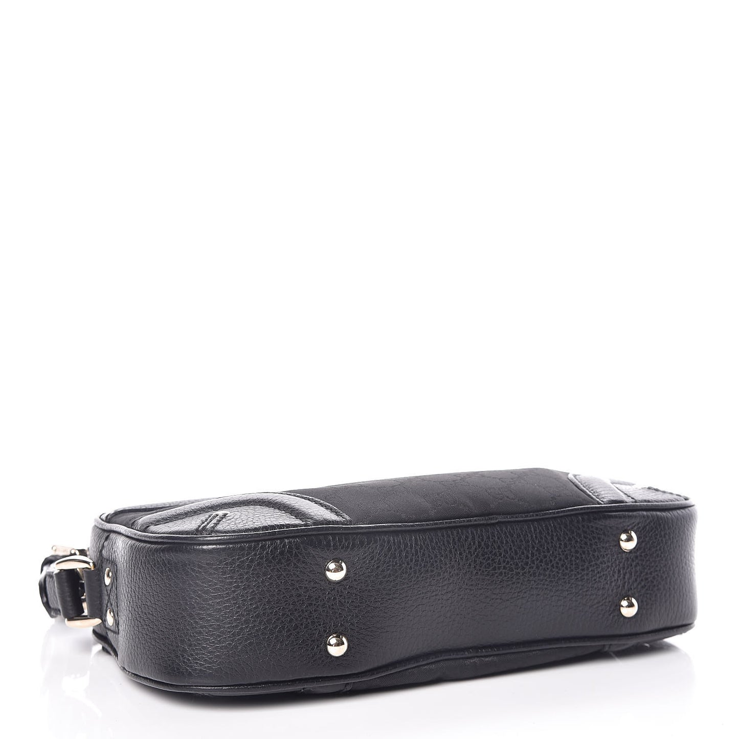 Monogram Crest Shoulder Bag Black