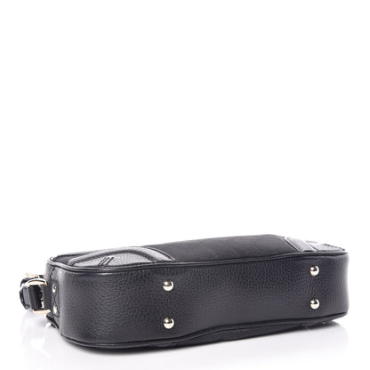 Gucci Monogram Crest Shoulder Bag Black 4 of 12