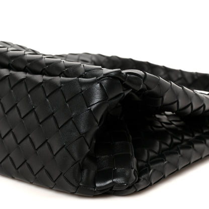 Bottega Veneta Nappa Intrecciato Small Campana Shoulder Bag Black 10 of 10