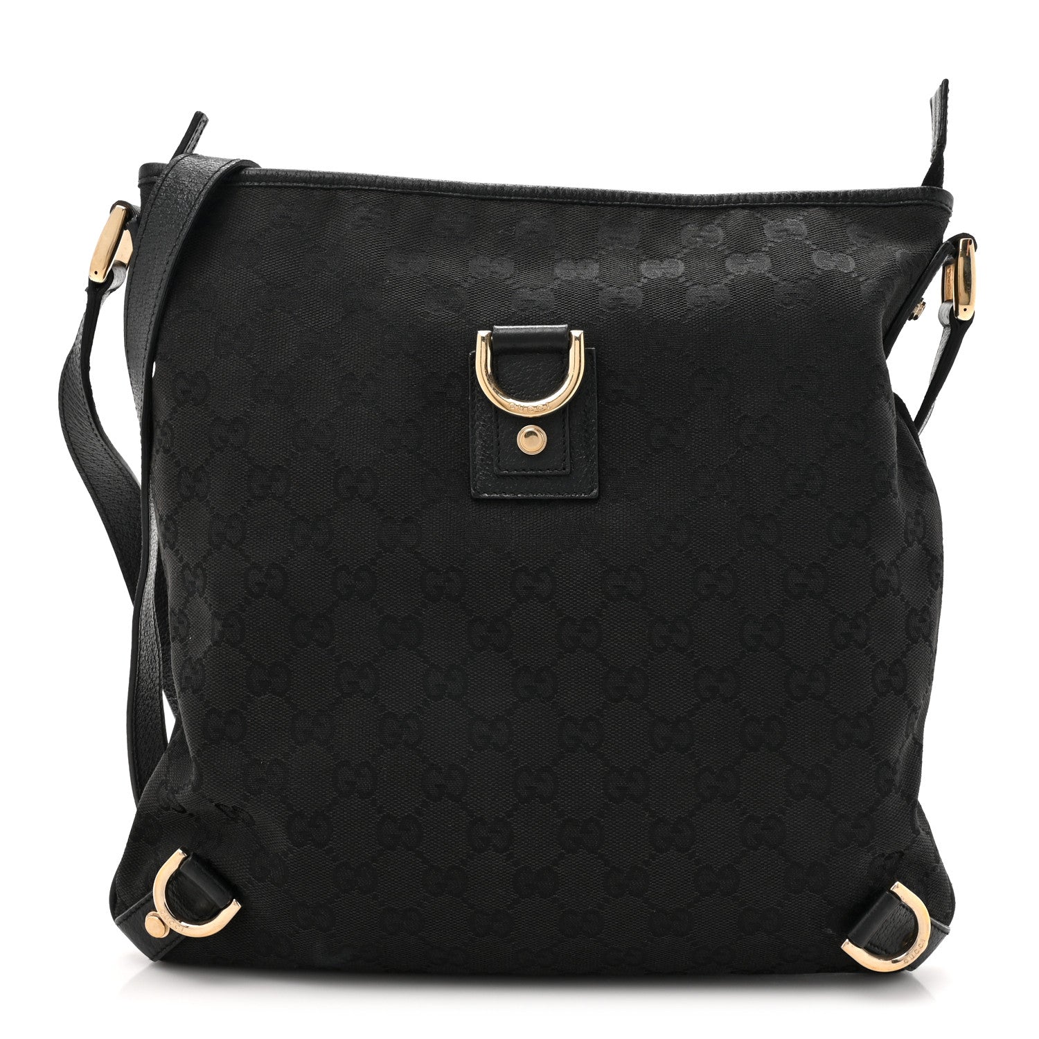 Gucci Monogram Abbey Messenger Bag Black 1 of 13
