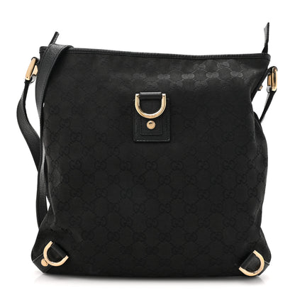 Gucci Monogram Abbey Messenger Bag Black 1 of 13