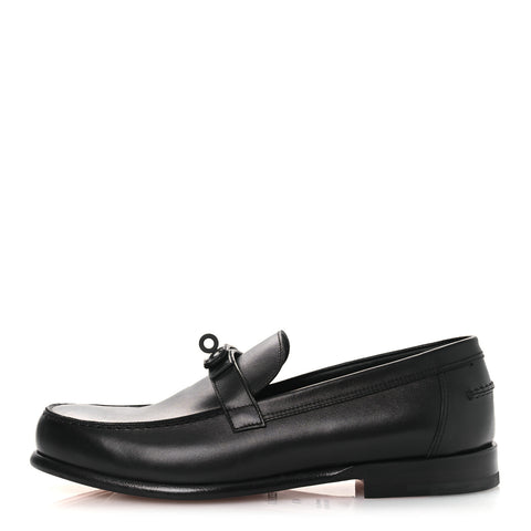 Calfskin Destin Loafer 41 Black