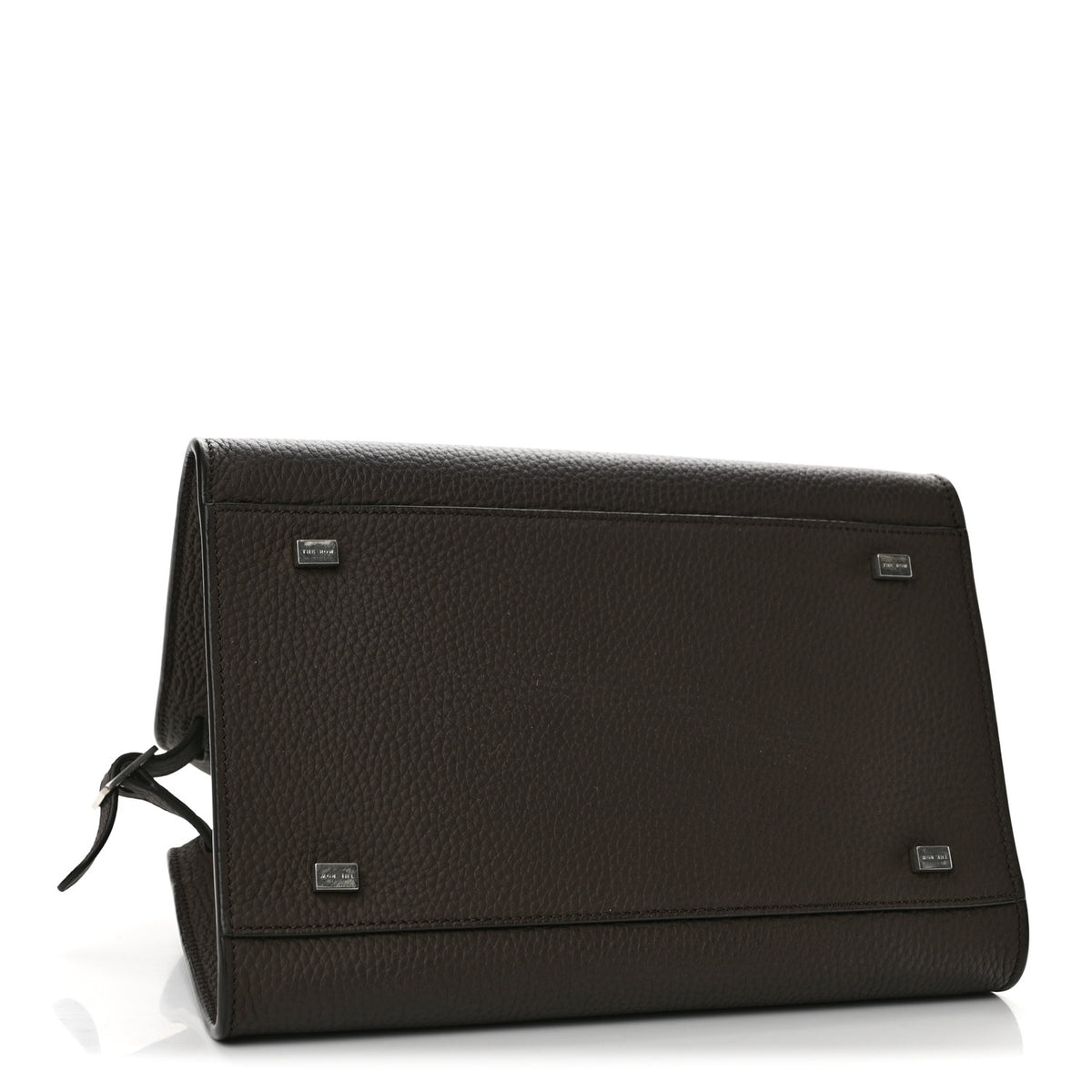 Grained Calfskin Soft Margaux 10 Bag Deep Brown