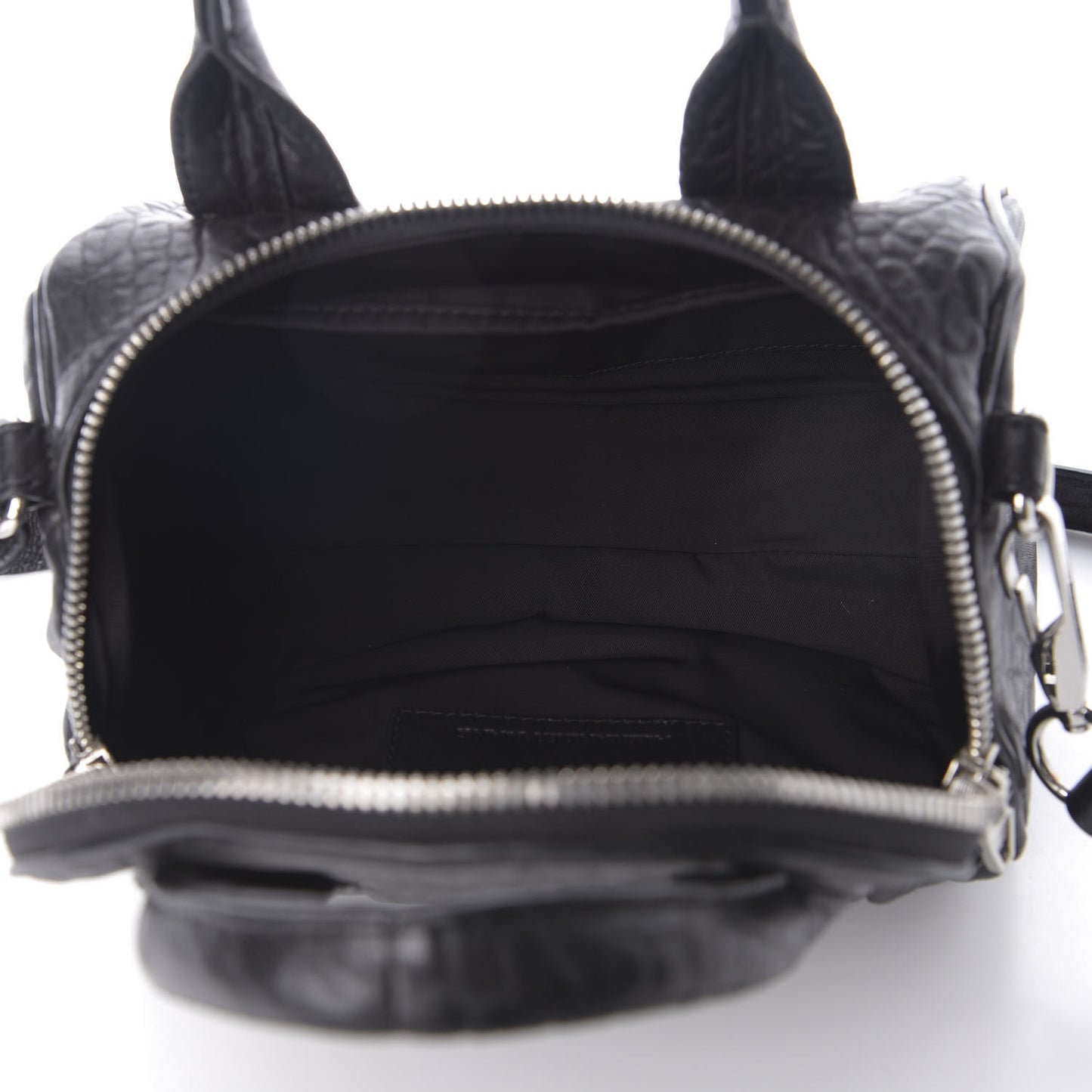 Pebbled Lambskin Mini Rockie Black Rhodium Hardware