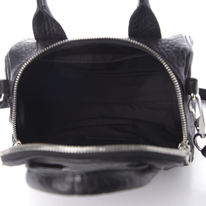 Alexander Wang Pebbled Lambskin Mini Rockie Black Rhodium Hardware 4 of 9