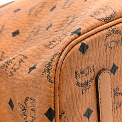 MCM Visetos Large Liz Reversible Shopper Tote Cognac 19 of 19