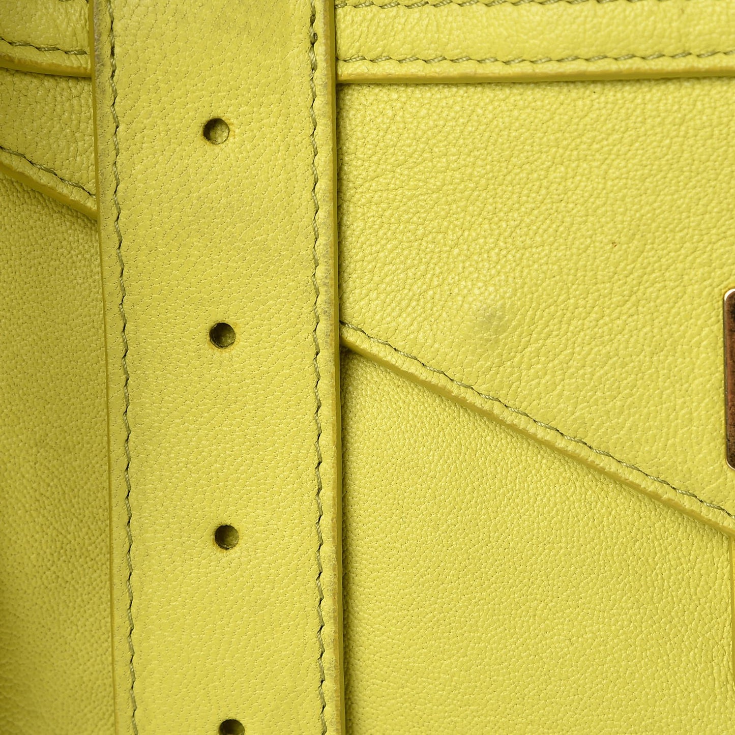 Lambskin PS1 Tote Citron