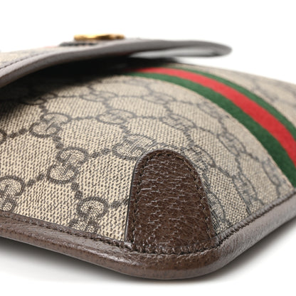 Gucci GG Supreme Monogram Web Small Ophidia Belt Bag Brown 8 of 9