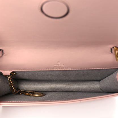Gucci Calfskin Matelasse GG Marmont Mini Bag Perfect Pink 5 of 9