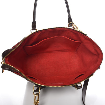 Louis Vuitton Damier Ebene Caissa Tote PM Cherry 6 of 14