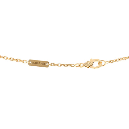 Van Cleef & Arpels 18K Yellow Gold Black Onyx Magic Alhambra Pendant Necklace 4 of 6