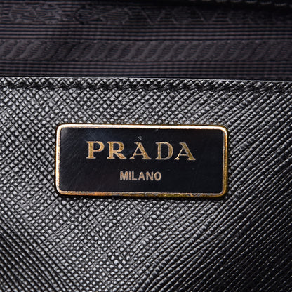 Prada Saffiano Large Galleria Double Zip Tote Black 6 of 10