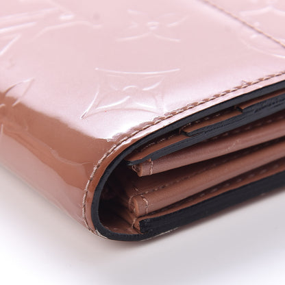 Louis Vuitton Vernis Sarah Wallet Rose Velours 15 of 15