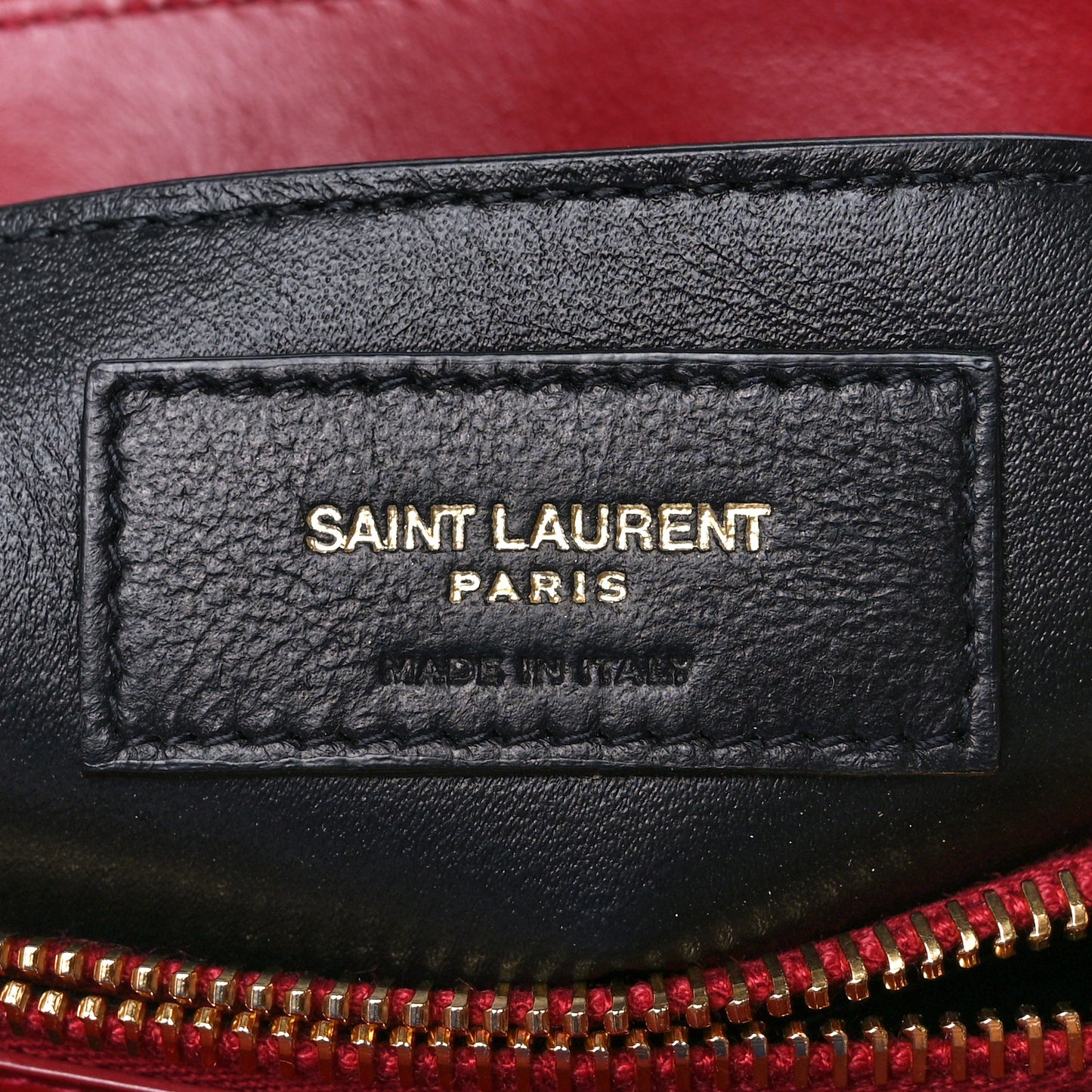 Calfskin Y Quilted Monogram Small Loulou Chain Satchel Red
