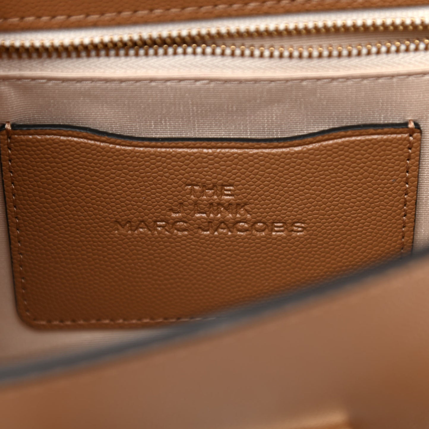 Textured Calfskin The J Link Shoulder Bag Dirty Chai