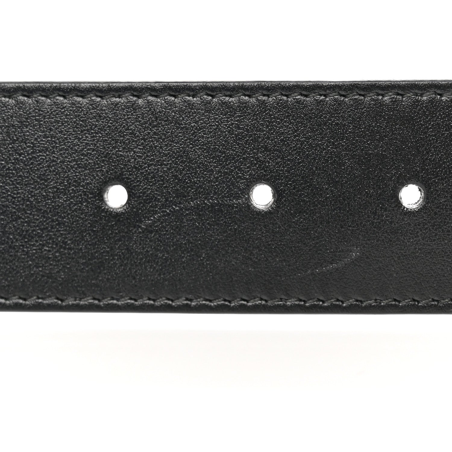 Gucci Plutone Calfskin Double G 40mm Belt 75 30 Black 8 of 10