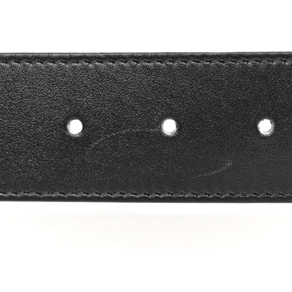 Gucci Plutone Calfskin Double G 40mm Belt 75 30 Black 8 of 10