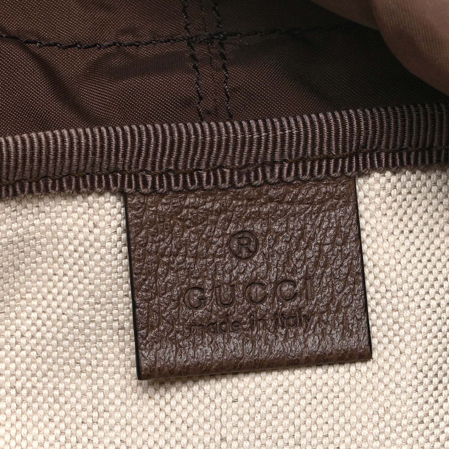 Gucci GG Supreme Monogram Medium Ophidia Double Buckle Backpack Brown 6 of 11