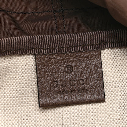 Gucci GG Supreme Monogram Medium Ophidia Double Buckle Backpack Brown 6 of 11