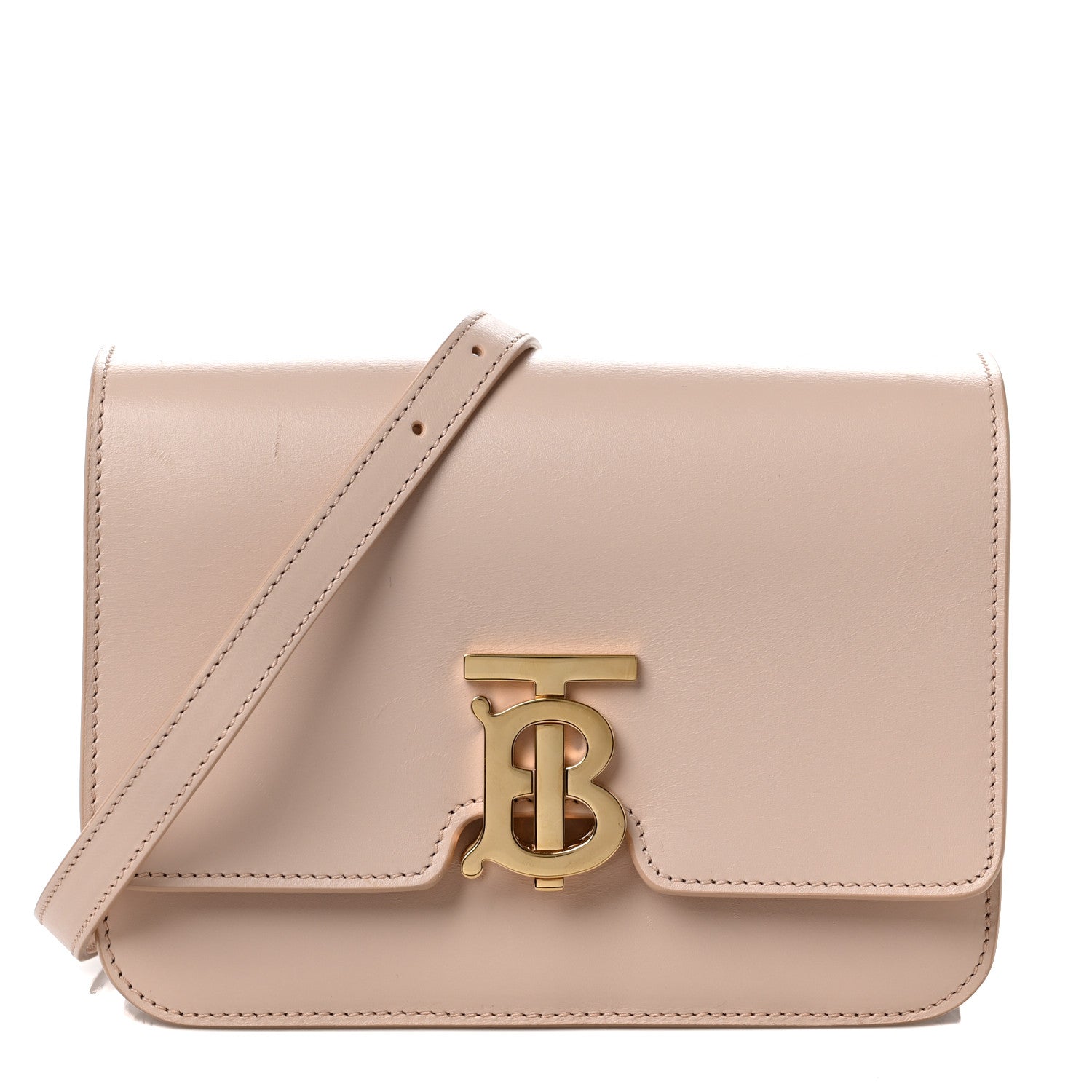 Burberry Calfskin Small TB Bag Rose Beige 1 of 10
