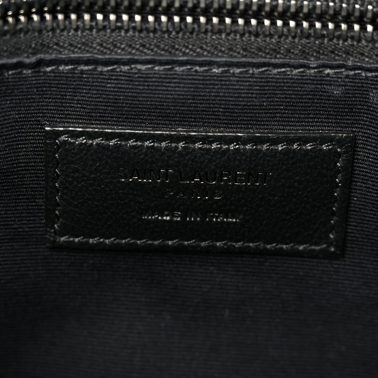 Saint Laurent Crinkled Calfskin Matelasse Monogram Medium Niki Chain Satchel Deep Marine 5 of 10
