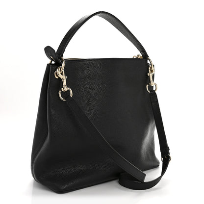 Gucci Pebbled Calfskin Large Soho Hobo Black 3 of 12