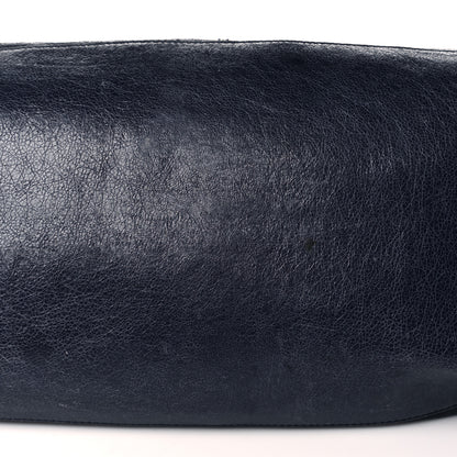 Balenciaga Agneau Classic Hardware Small Squash Duffel Bag Bleu Nuit 13 of 17