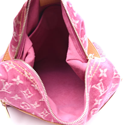 Louis Vuitton Denim Baggy GM Fuchsia 4 of 9