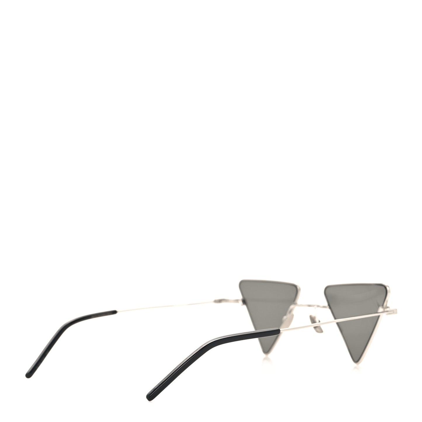 Metal Triangle Frame Sunglasses Black